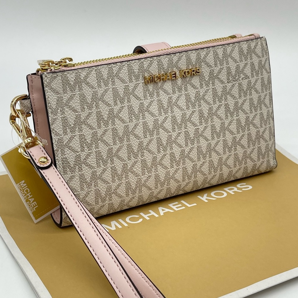 Michael Kors Large Double Zip Wallet Wristlet